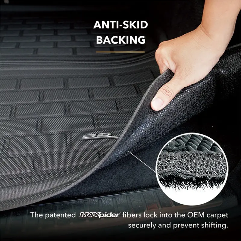 3D Maxpider 18-25 Jeep Wrangler Jl(W/O Sub) Kagu Cargo Liner - Black 2