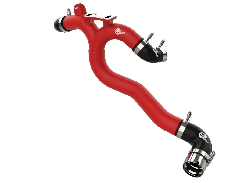 Afe 2018-2020 Kia Stinger 19-22 G70 Bladerunner 3In Aluminum Hot Charge Pipe Red 1