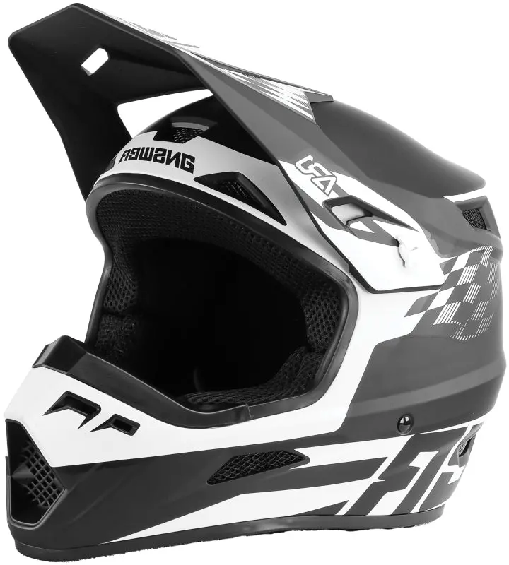 Answer Ar1 Sweep Helmet Black/White Youth - Large 1