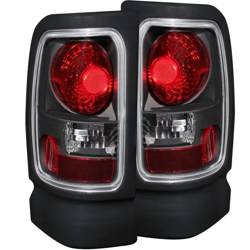 Anzo 1994-2001 Dodge Ram Taillights Black 1