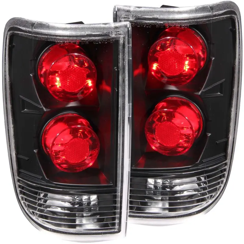 Anzo 1995-2005 Chevrolet Blazer Taillights Dark Smoke 2