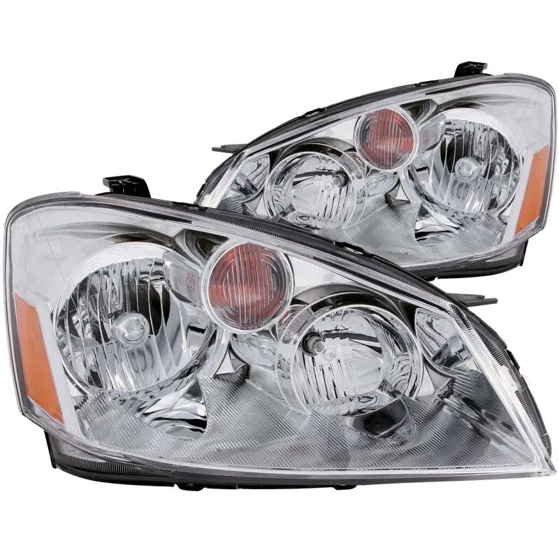 Anzo 2005-2006 Nissan Altima Crystal Headlights Chrome 1