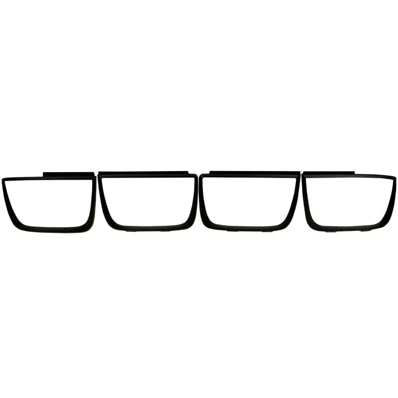 Anzo Taillight Bezels 2010-2013 Chevrolet Camaro Taillight Bezels - 4Pc Flat Black 1