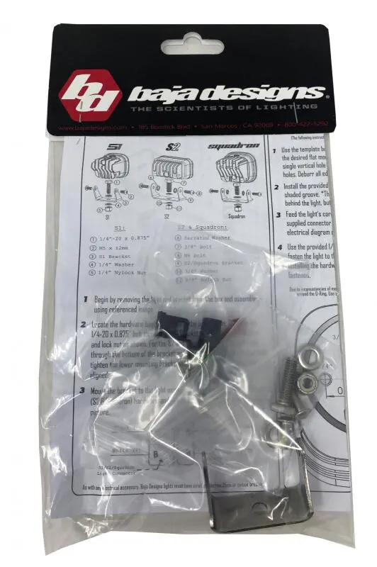 Baja Designs S1 Series Mounting Bracket - Single 1