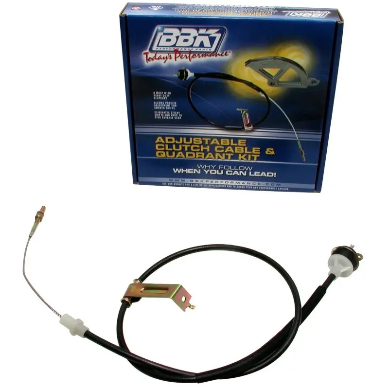 Bbk 79-95 Mustang Adjustable Clutch Cable - Replacement 1