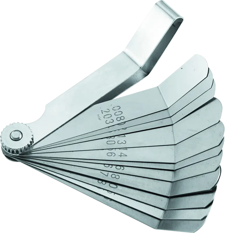 Bikemaster 12-Blade Angled Combination Tappet Feeler Gauge Set - Pack Of 3 1