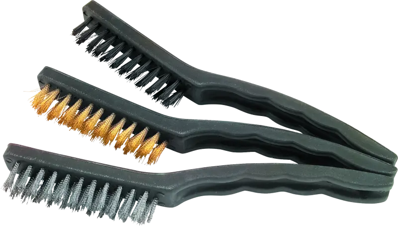 Bikemaster 3-Pc Nylon/Wire Brush Set 1