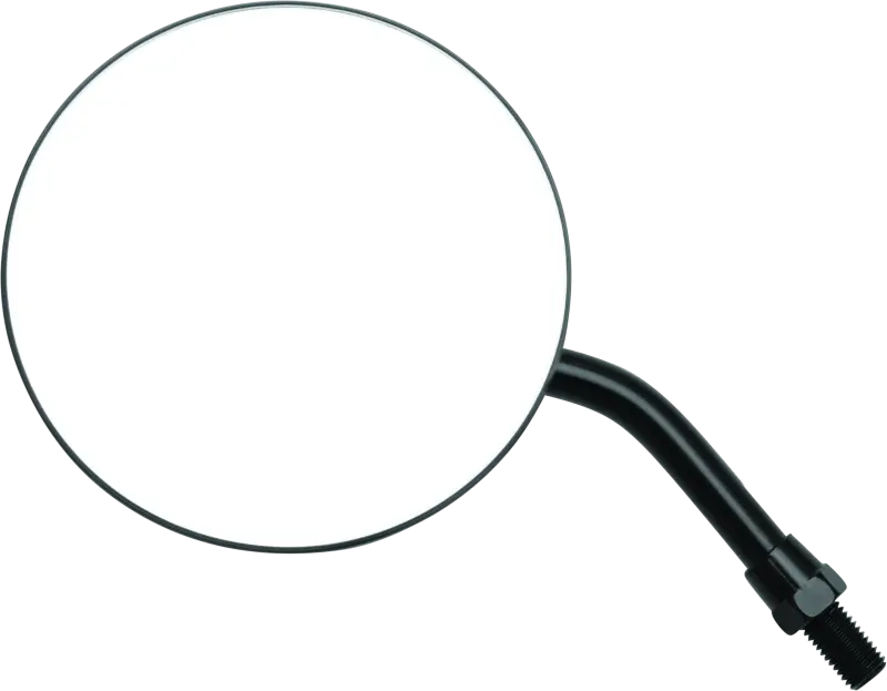 Bikemaster 4In Adjustable Round Mirror 10Mm - Each - Black 2