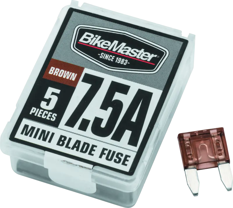Bikemaster 5Piece 7.5A Replacement Mini Blade Fuse 1