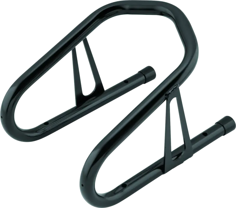Bikemaster 6-1/2In Wheel Chock - Black 1