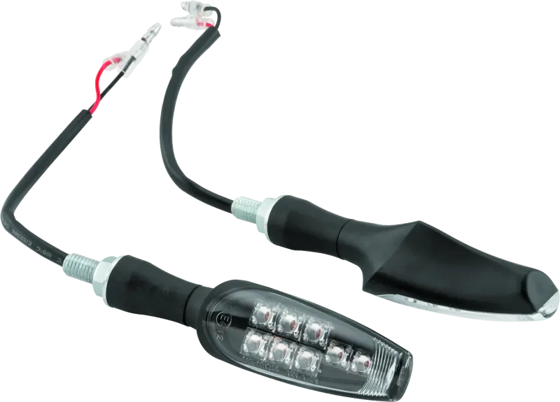 Bikemaster 8 Led Turn Signals Pair - Black 1