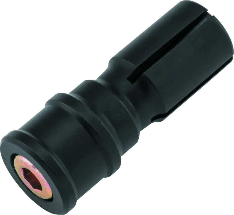 Bikemaster Adapter For 1In Barend Mirror - Black 1