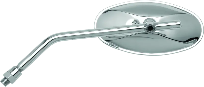 Bikemaster Adjustable Oval Mirror 10Mm - Each -Chrome 1