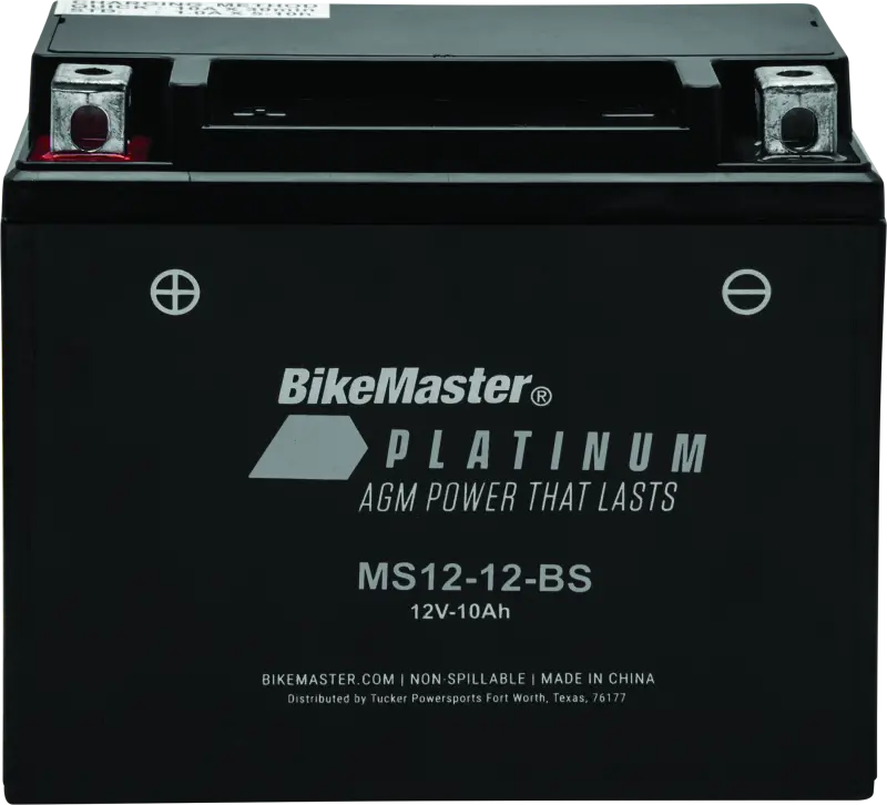 Bikemaster Agm Battery - Ms12-12-Bs 1