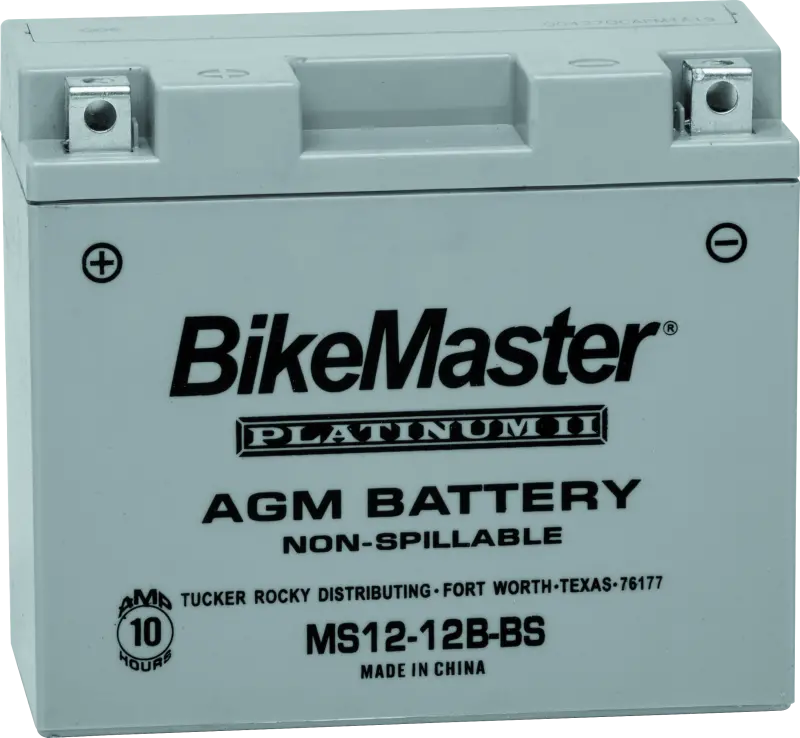 Bikemaster Agm Battery - Ms12-12B-Bs 1