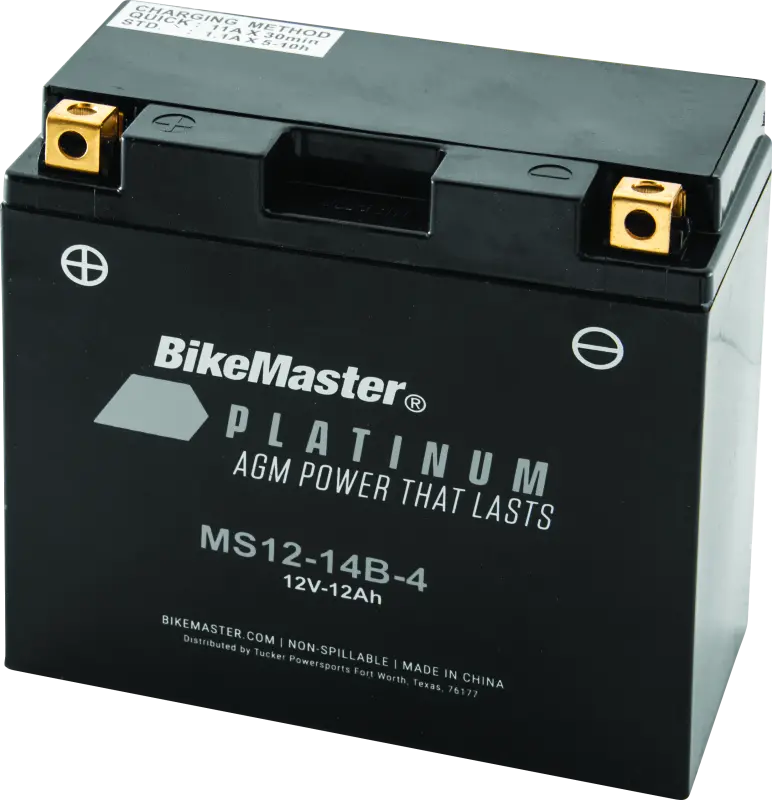 Bikemaster Agm Battery - Ms12-14B-4 1