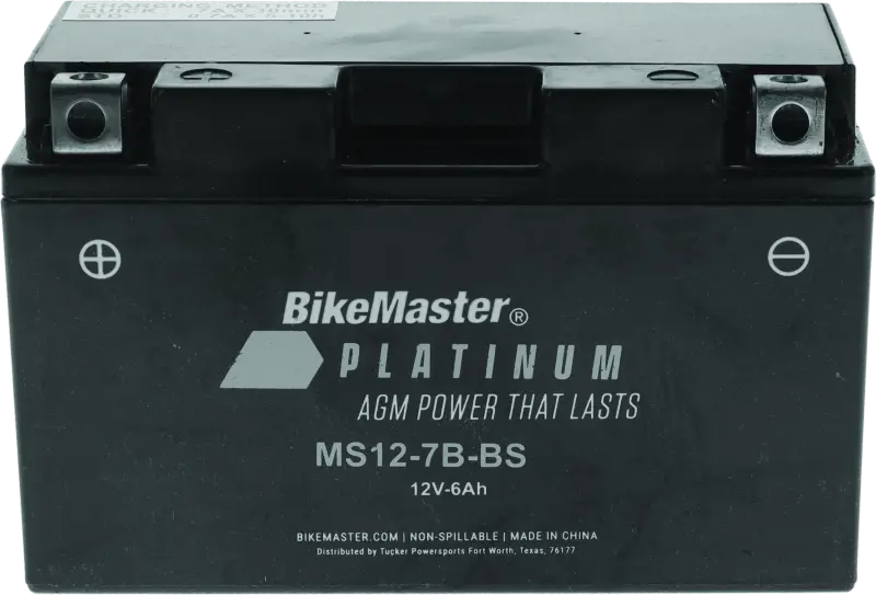 Bikemaster Agm Battery - Ms12-7B-Bs 1
