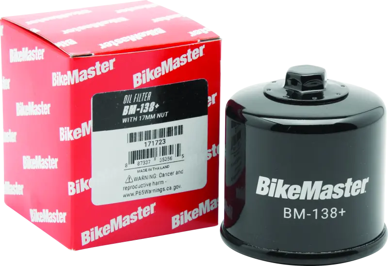 Bikemaster Bm-138+ Oil Filter - Black 1