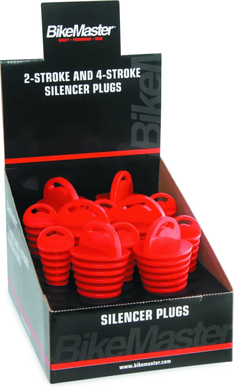 Bikemaster Exhaust Plug Display - 12Pc. 1