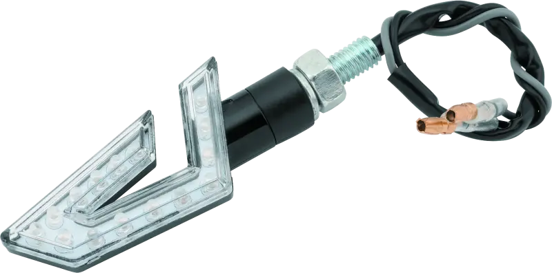 Bikemaster Led Director Turn Signals Pair - Black/Amber 1