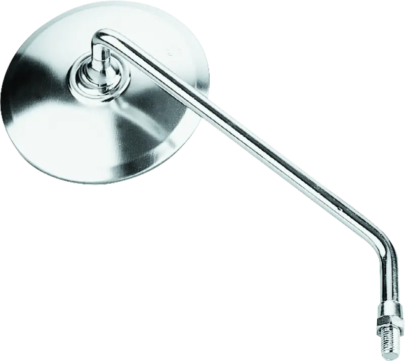 Bikemaster Round Mirror 10Mm Left - Stainless 1