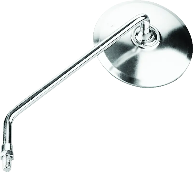 Bikemaster Round Mirror 10Mm Right - Stainless 1