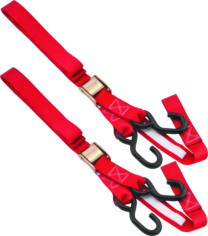 Bikemaster Tiedown 1-1/2 Integrated Softhook - Red 1