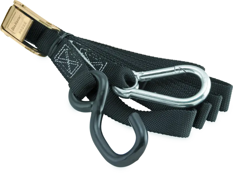 Bikemaster Tiedown Carabiner Softhook - Black 1