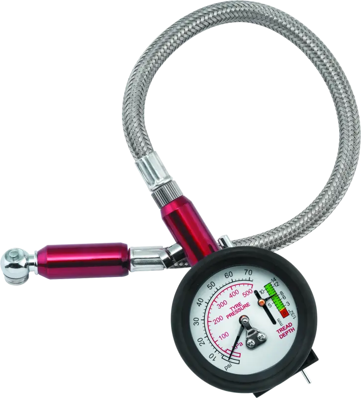 Bikemaster Tire Gauge 2-1 0-60 Psi 1