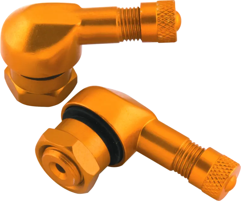 Bikemaster Valve Stem 2/Piece Pack Gold 1