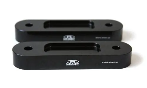 Blox Honda S2000 Racing Front 20Mm Thick Spacer Bump Steer Kit - Black (Lowered 1In And More) 2