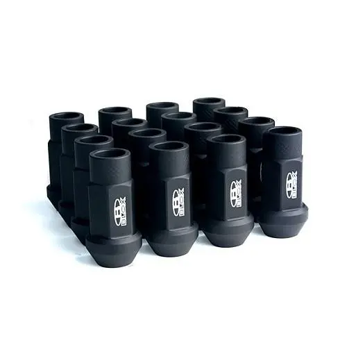 Blox Racing Street Series Forged Lug Nuts - Black 12 X 1.5Mm - Set Of 20 (New Design) 1