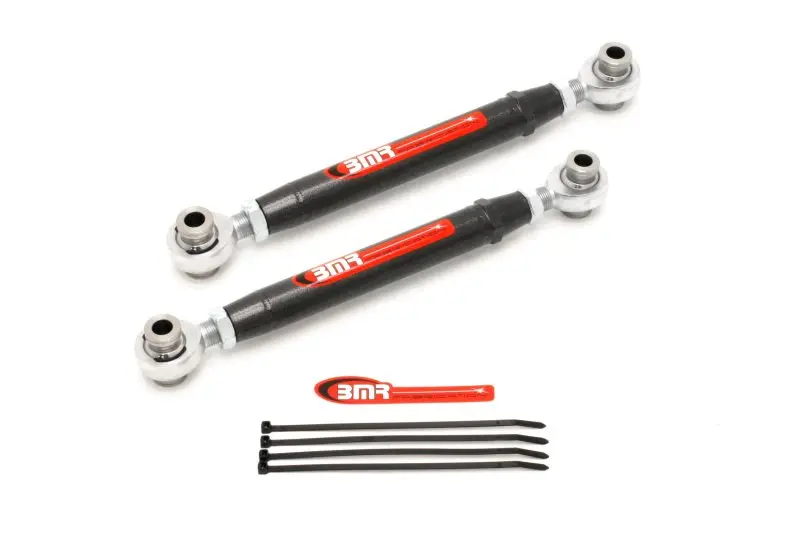 Bmr 10-15 5Th Gen Camaro Rear Adj. Rod Ends Toe Rods - Black Hammertone 1