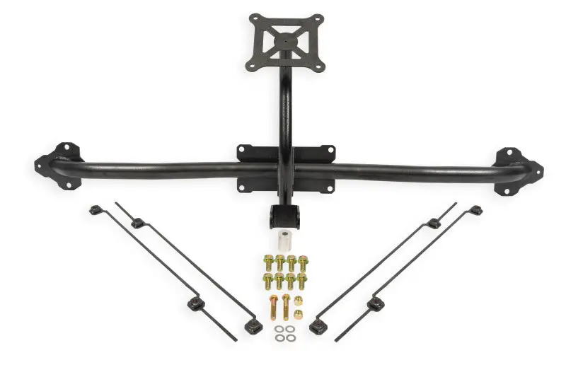 Bmr 14-19 Chevrolet Corvette C7 Bolt-On Parachute Mount - Black Hammertone 1