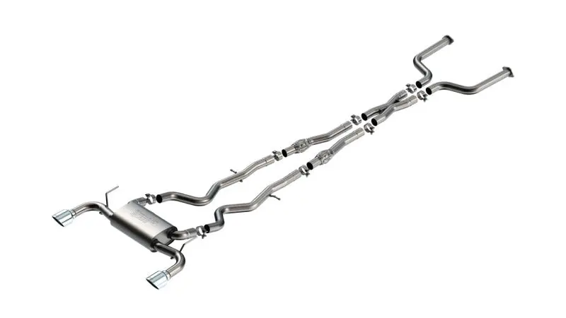 Borla 16-24 Infinity Q50 (Auto V6) S Type Cat Back - Chrome Tip 1