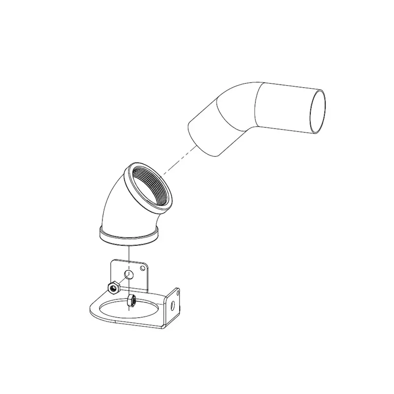 Bottom Out Exhaust Pipe Assembly 1