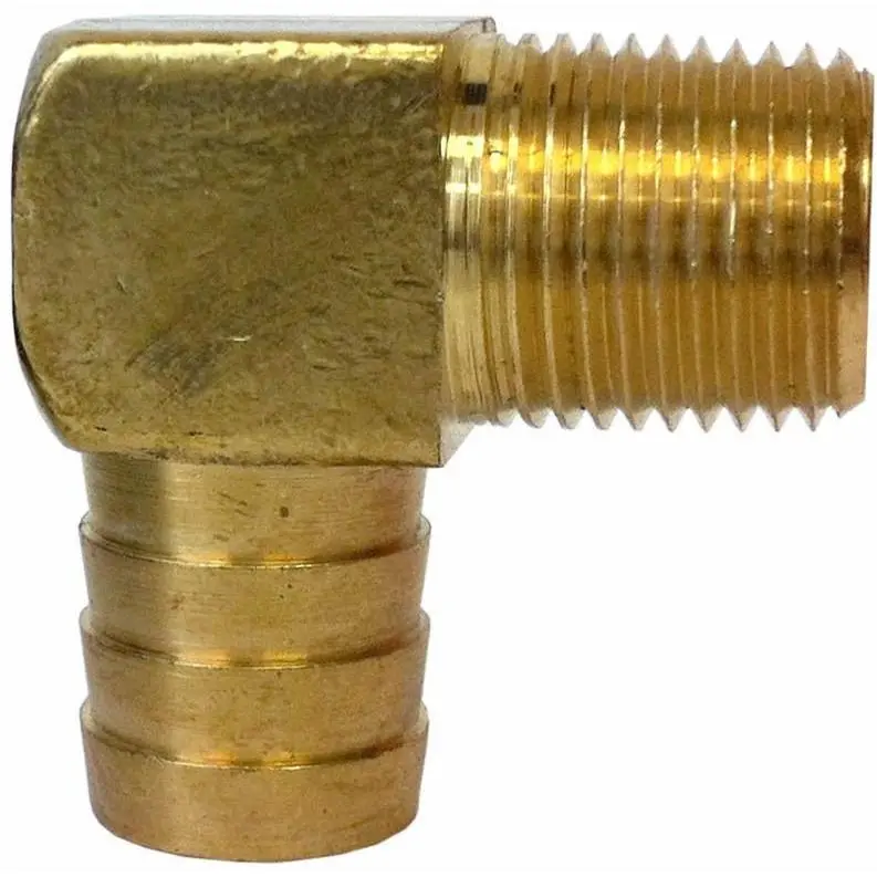 Brass Hose Barb 90 Degree 3/4 1