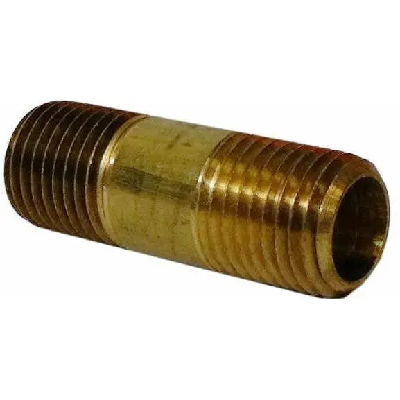 Brass Nipple 1/4 X 2 Inches 1