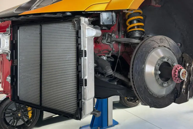 Csf 2019+ 992.1/992.2 Porsche 911(3.0Lt Base/T/S/4/4S/Gts/4 Gts) High Perf Left Aluminum Radiator 2