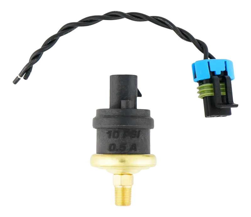 Deatschwerks 10Psi 1/8Th Npt Adjustable (8-12Psi) Hobbs Switch With Pigtail (0.5A) 1