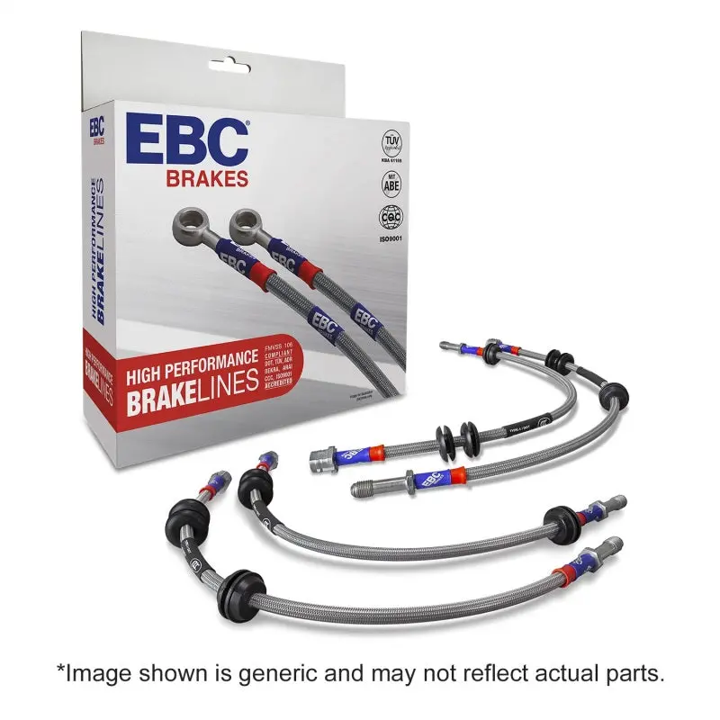 Ebc 03-07 Hummer H2 6.0L Stainless Steel Brake Line Kit 1