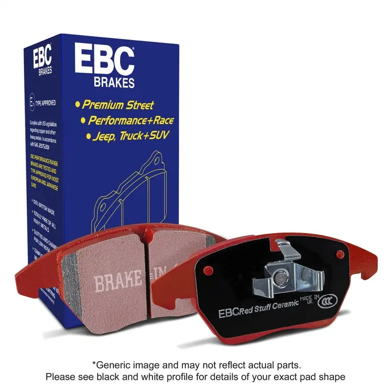 Ebc 06-07 Lexus Gs300 3.0 Redstuff Front Brake Pads 1