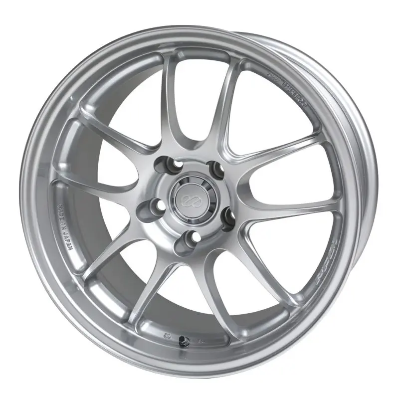 Enkei Pf01 17X9 5X114.3 48Mm Offset 75Mm Bore Diameter Silver Wheel 1