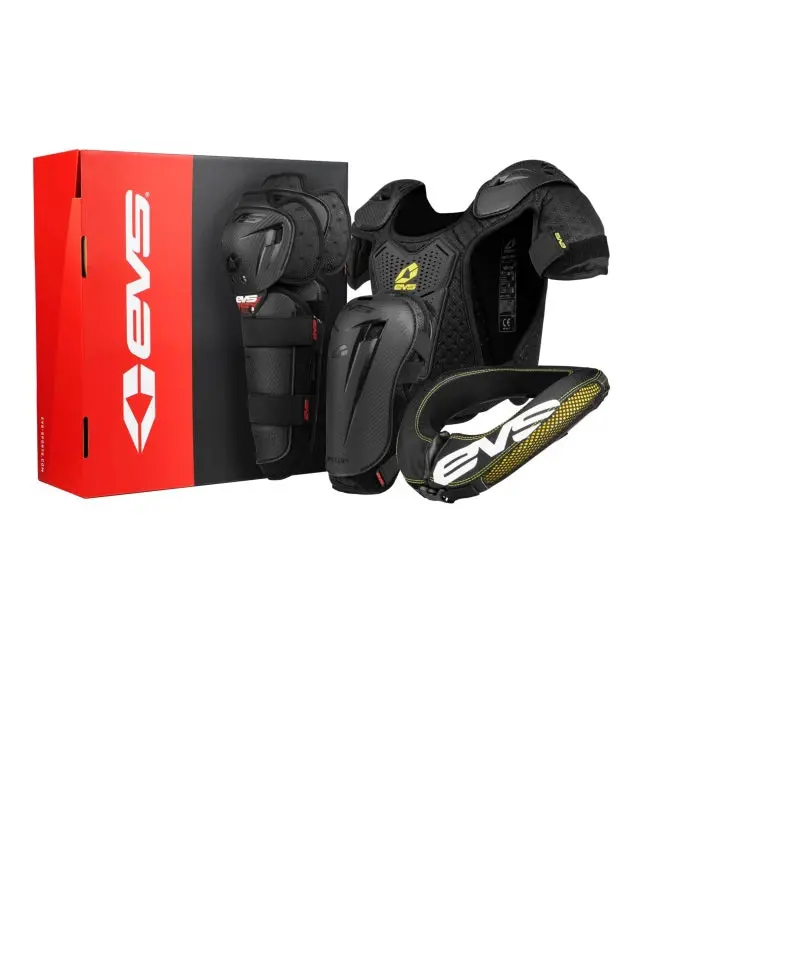 Evs Slam Combo(Option Knee/ Option Elbow/ R2 Collar/Bantam Deflector) Black - Youth 1