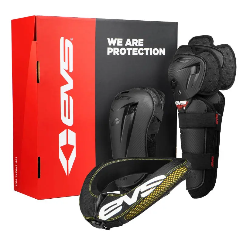 Evs Slam Combo(Option Knee/ Option Elbow/ R2 Collar) Black -Youth 1