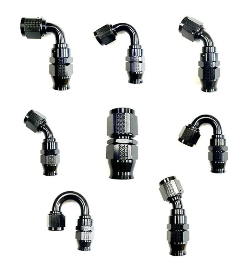 Fragola -10An Real Street X 30 Degree Hose End Black For Ptfe Hose 1