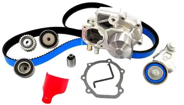 Gates 08-12 Forester/Impreza Perf Racing Timing Belt Component Kit W/ Water Pump 1