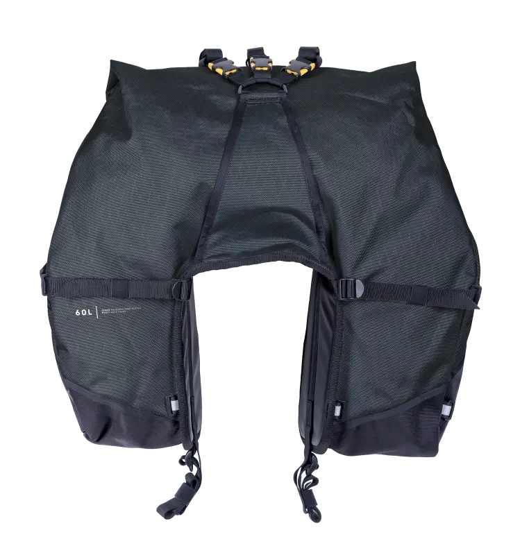 Giant Loop Great Basin Saddlebag 68L - Black 1