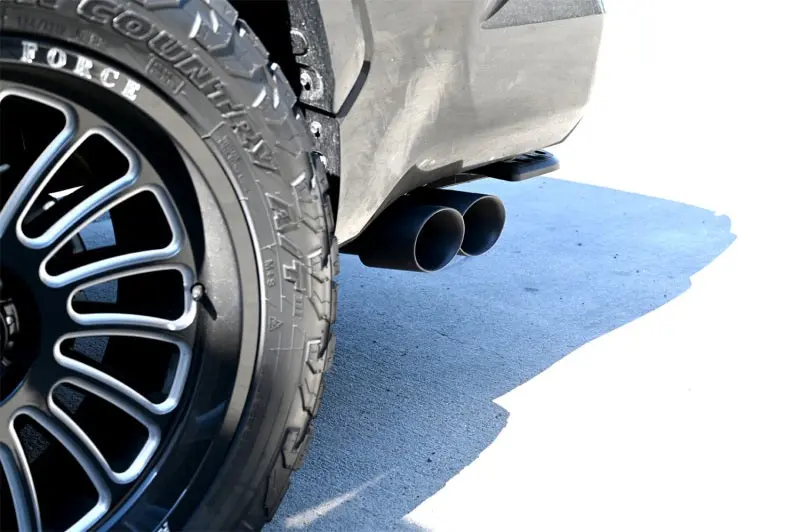 Gibson 2022 Toyota Tundra 3.5L-T V6 5.5Ft Bed 2.5In Cat-Back Dual Sport Exhaust - Black Elite 2