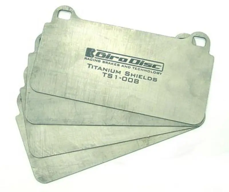 Girodisc Porsche 911 Carrera (991.2) W/Pccb Rear Titanium Pad Shields 1
